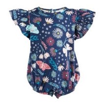 First Impressions Baby Girls Cotton Enchanted Flutter Sleeve Bodysuit - £7.81 GBP
