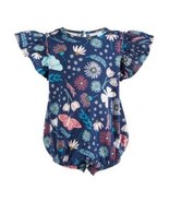 First Impressions Baby Girls Cotton Enchanted Flutter Sleeve Bodysuit - £7.98 GBP