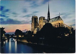 France Postcard Paris Notre Dame Evening Sienne - £2.25 GBP