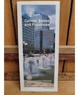 1991 AAA Central States and Provinces Vintage Street Map  - $16.76 CAD