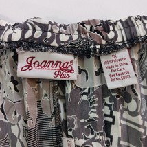 Joanna Plus Women's Black & Gray Pleated Skirt Woman's Size 1X Measured Waist 36 image 4