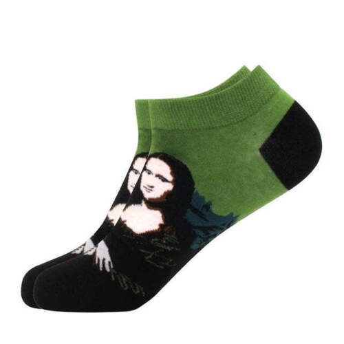 Famous Art Ankle Socks - Mona Lisa / Medium - $3.07