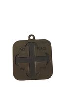 Vintage 1960s St. Benedict’s Abbey Peace Medal Pendant Pax Paz Paix Ora ... - $16.20