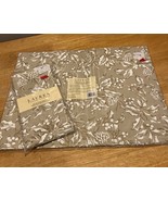 Ralph Lauren Holly Pinecones 4 Placemats &amp; 4 Napkins Christmas Gold Whit... - $49.49