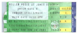 Crosby Stills Nash Csn Ticket Stumpf August 15 1985 Jones Strand New York - $39.25