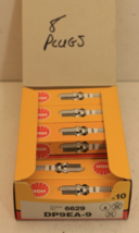 Box of Eight 8 NGK Spark Plugs Stock No 6629 DP9EA-9 Kawasaki Suzuki Mot... - £21.64 GBP