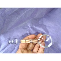 Vtg Candlewick 3 Bead Mayo Marmalade Ladle Imperial Glass Stem 3400 - £14.97 GBP