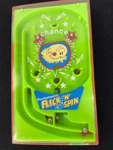 Vintage Tomy Pocketeers Flick 'N' Spin Hand Held Game 1976 Works - $15.00