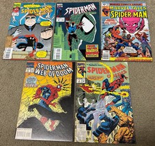 Spider-man Marvel Comics 5 Book Lot Unlimited #3 #8 Marvel Tales 115 Web of Doom - £18.49 GBP