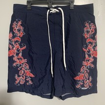 Chaps Shorts Mens 2XL / XXL Floral Board Surf Swim Trunks Beach Performa... - $14.02