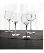 Hotel Collection Set of 4 Black-Cased Stem Wine Glasses, 16.6-oz. - £23.58 GBP