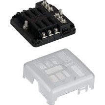 Sea-Dog Blade Style LED Indicator Fuse Block w/Negative Bus Bar - 6 Circuit - £30.48 GBP