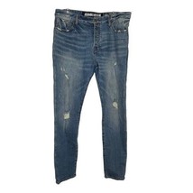 Billionaire Boys Club BBC Men 36 Embroidered Slim Distressed Jeans - £77.12 GBP