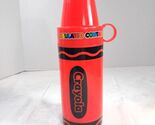Crayola crayon Insulated Container thermos soup mug cup lid red 2010 pla... - $19.00