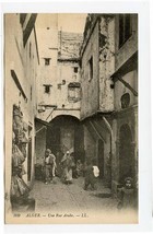 Alger An Arab Street Postcard Algiers Algeria Algerie 1930&#39;s - £14.04 GBP