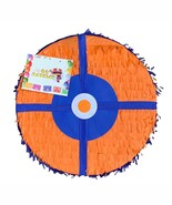 Bullseye Pinata Orange &amp; Blue Color 16&quot; Dart Gun Theme Party Bullseye Bi... - €34,22 EUR