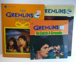 Gremlins Movie Book Lot Of 3 Vintage Horror Sci-Fi  Softcovers Hardcover 1984 - £26.20 GBP
