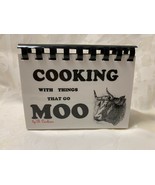 Cooking With Things That Go Moo by B. Carlson Cookbook Small Spiral - £3.09 GBP