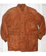 Midwest Int. Leather Cold Weather Jacket Vintage 3/4 Brown Men&#39;s Medium ... - £43.00 GBP