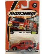 Matchbox 2002 Jeep Liberty X-treme Rescue 71/75 2001 - $43.11