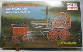 Minicraft Model Kit Legends of Railroading 1804 Trevithick 1/38 11102 Op... - £37.62 GBP