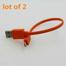 2X 20cm JBL Charge 2 2+ Flip 3 Bluetooth Micro USB 2.0 Fast Charger Flat Cable - £7.97 GBP