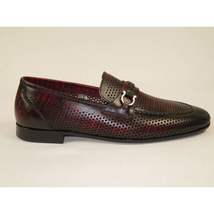 Men's GENIO Genuine Leather Upper And Sole Dress Shoes Turkey 120371356 Burgundy image 7