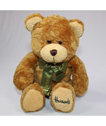 Harrods Knightsbridge Teddy Bear 12” Plush Stuffed Animal Brown With Gre... - $15.86 CAD