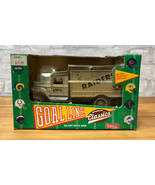 1993 Ertl Goal Line Classic NFL Los Angeles Raiders Metal Pickup Truck Bank - £21.79 GBP