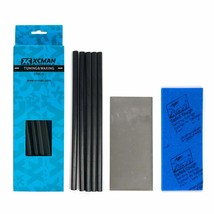 Alpine Freeride Snowboard Ski Base Ptex Base Repair Kit: 5 Ptex, Metal Scraper,  - £24.23 GBP