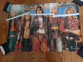 ALICE COOPER ORIGINAL BAND MEMBERS FULL COLOR HIGH-QUALITY 20 1/2 X 30IN... - £23.47 GBP