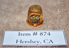 Thimble, Hershey, # 874, antiques, collectables, vintage thimbles - $16.80