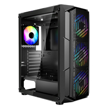VEVOR PC Gaming Case Mid-Tower, 4 x 120 mm Fans, for GPU up to 320 mm in... - $65.99