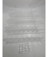 4 Hat Stand Acrylic Hat Holder Organizer &amp; Display Baseball Caps Storage... - $12.87