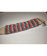 Beaded Boho Crochet Bracelet - $7.00