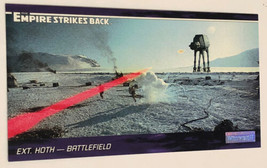 Empire Strikes Back Widevision Trading Card 1995 #38 Hoth Battlefield - £1.91 GBP