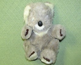 Vintage 1986 Etone Koala Bear Cub Plush 11" Stuffed Animal Grey White Korea Toy - £3.55 GBP