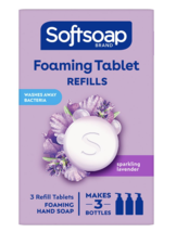 Softsoap Foaming Hand Soap Tablet Refills, Sparkling Lavender, Pack of 3 - £7.89 GBP