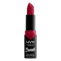 Nyx Professional Makeup Suede Matte Lipstick, Vegan Formula - Spicy (True Red) - £9.72 GBP