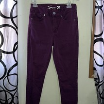 Seven7 purple stretch denim jeans, size 6 - £10.75 GBP