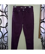 Seven7 purple stretch denim jeans, size 6 - £10.83 GBP