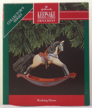 Hallmark &quot;ROCKING HORSE&quot; COLLECTOR&#39;S ~ ELEVENTH IN SERIES, DATED 1991 - £13.50 GBP