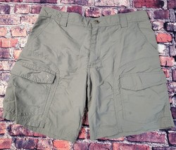 Reel Legends Cargo Shorts Men&#39;s Size 34 Gray Comfort Waist Outdoor Fishing - $12.95