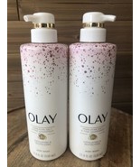 2-Olay Exfoliating &amp;Revitalizing Body Wash Himalayan Salt Pink Grapefrui... - £25.81 GBP