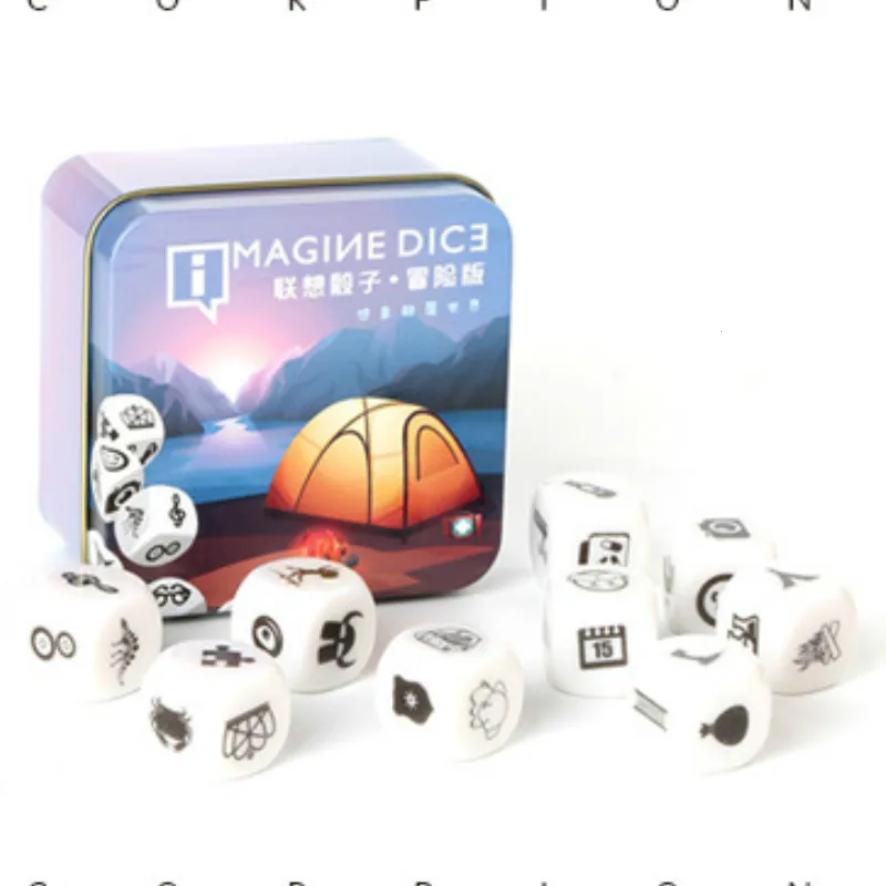 New Telling Story Dice Learning Toy  Box/Bag English Rules Family/Parents/Party  - £85.04 GBP