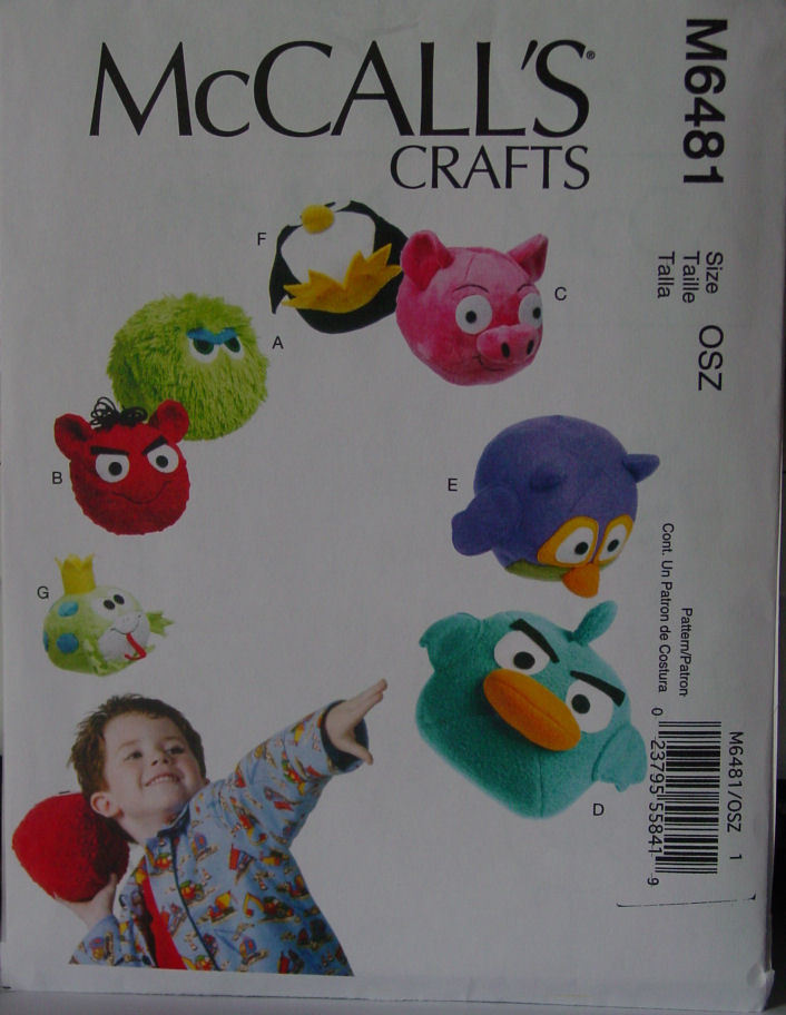 Pattern Angry Birds Themed Play Ball - $6.00