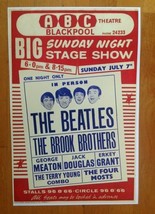 The Beatles ABC Theatre BIG Sunday Night Stage Show Concert Poster 11 X 17 - $23.89 CAD