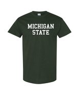 AS01 - Michigan State Spartans Basic Block T Shirt - 3X-Large - Forest - £18.79 GBP+