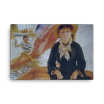 Pierre Auguste Renoir Canoeing (also known as Young Girl in a Boat) 1877 Canvas  - £78.45 GBP+