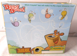 2004 Crayola 64 Crayon Collection Built-in Sharpener Busy Bees Puzzle on Back - £23.34 GBP